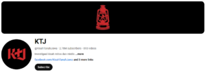 Channel Youtube Misteri Kisah Tanah Jawa